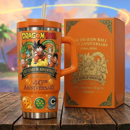 Fantasy Adventure 40th Anniversary - Personalized Seven Balls Insulated Tumbler