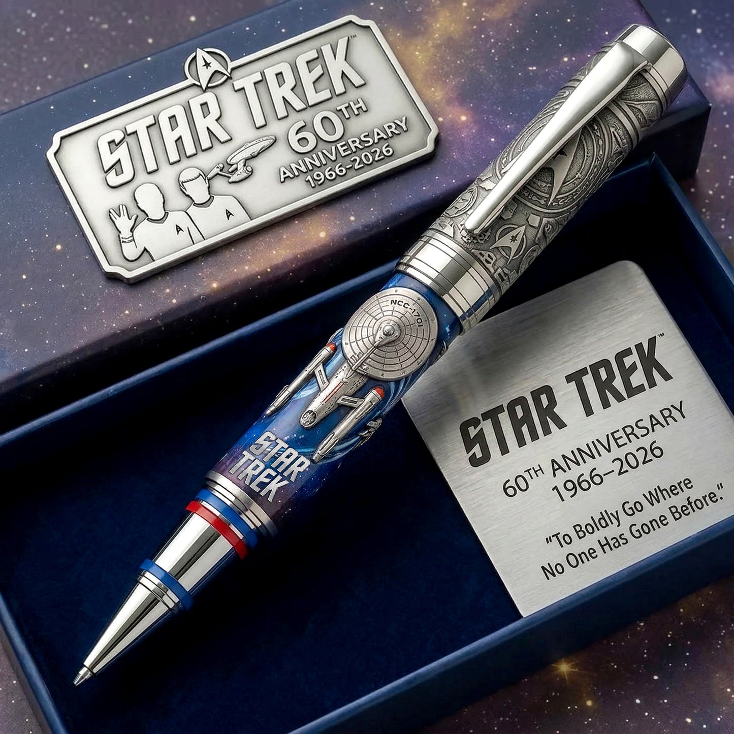 Space Fleet Anniversary - Personalized Galaxy Fleet Pen