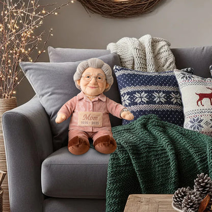 Custom From Any Photo - Personalized Memorial Mother, Grandmother Shaped Pillow