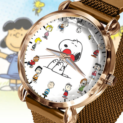 Cartoon Lover 2 Mesh Strap Quartz Watch - Personalized Gifts For Fans