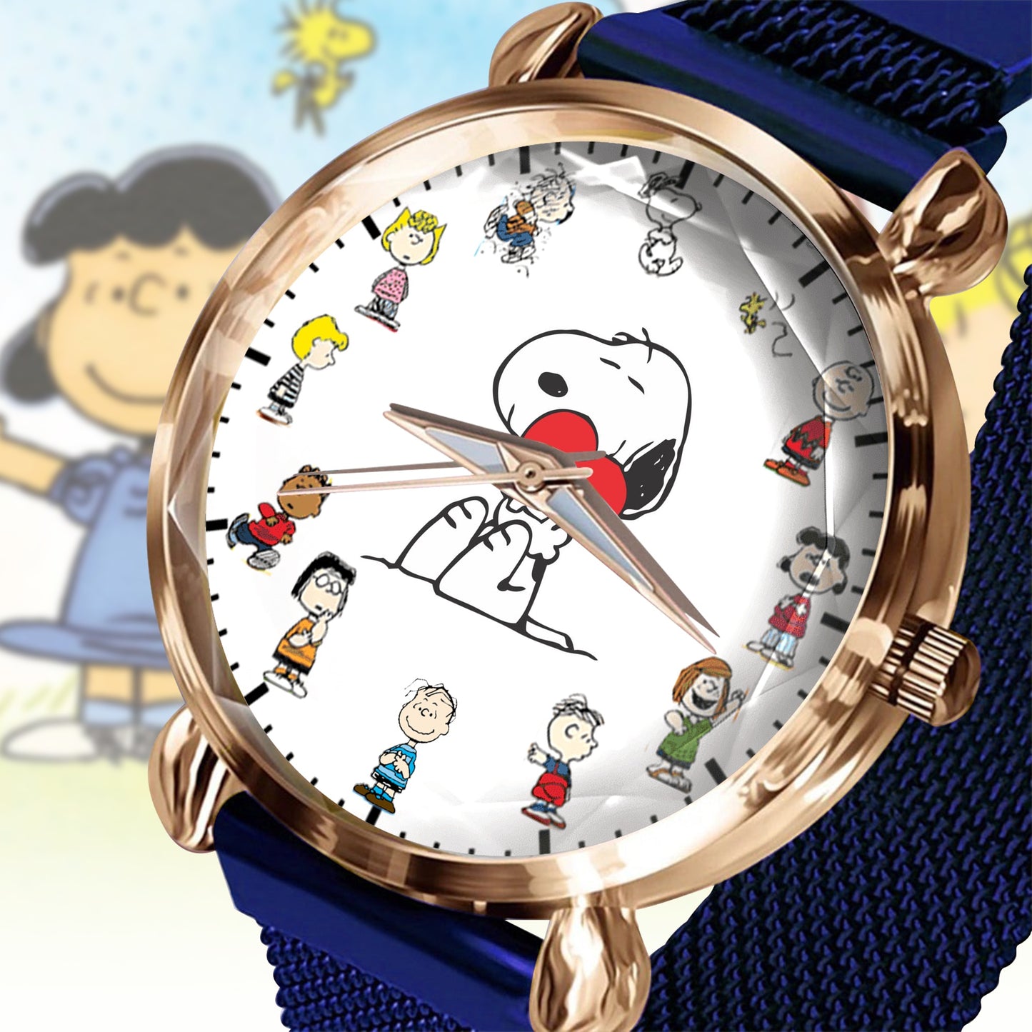 Cartoon Lover 2 Mesh Strap Quartz Watch - Personalized Gifts For Fans