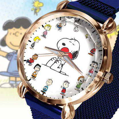 Cartoon Lover 2 Mesh Strap Quartz Watch - Personalized Gifts For Fans