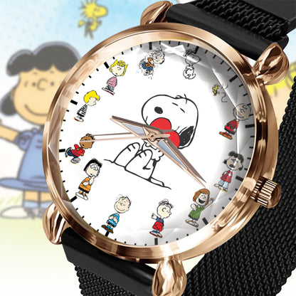 Cartoon Lover 2 Mesh Strap Quartz Watch - Personalized Gifts For Fans