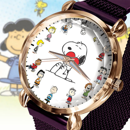 Cartoon Lover 2 Mesh Strap Quartz Watch - Personalized Gifts For Fans