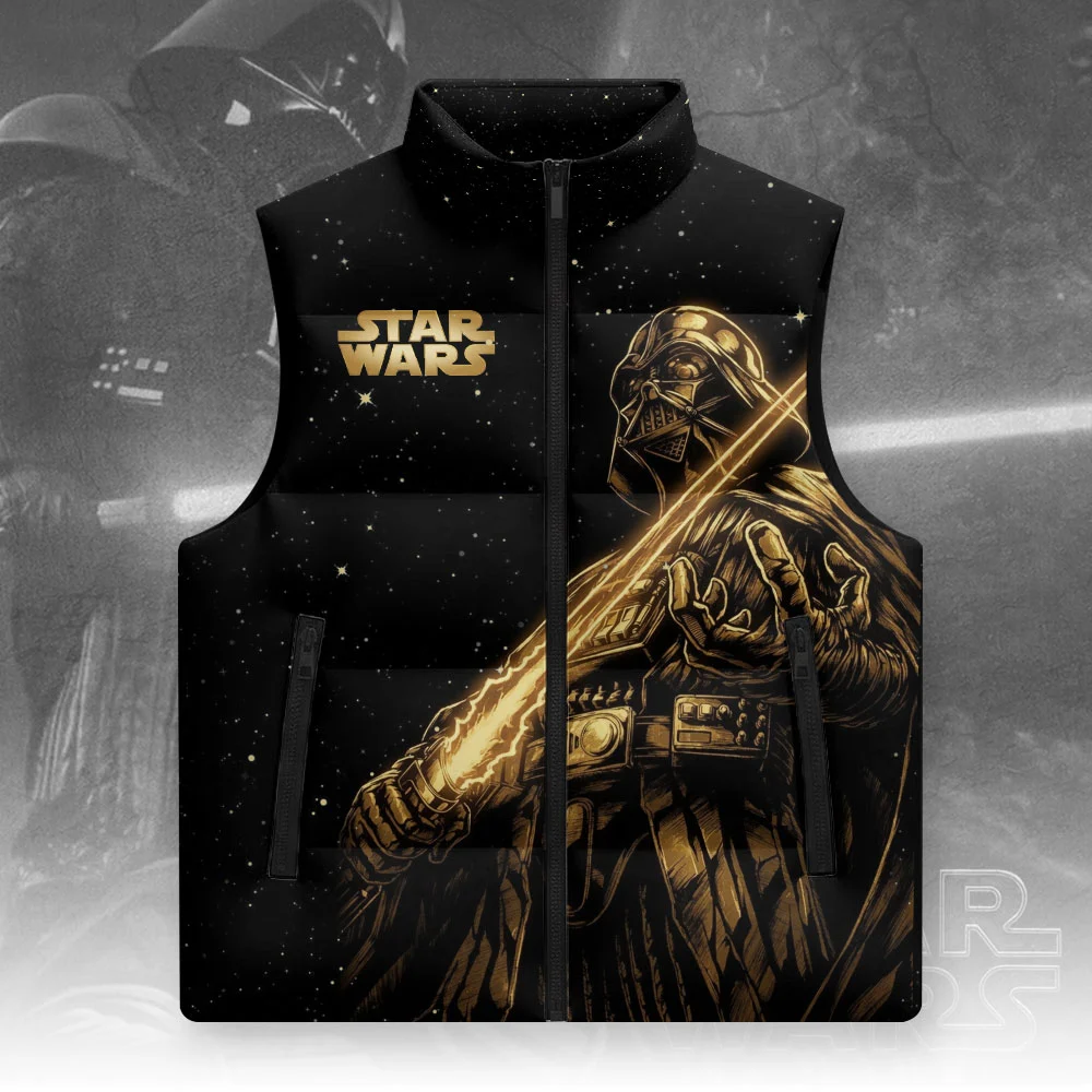 Galactic Dark Warrior 50th Anniversary Sleeveless Windproof Puffer Jacket