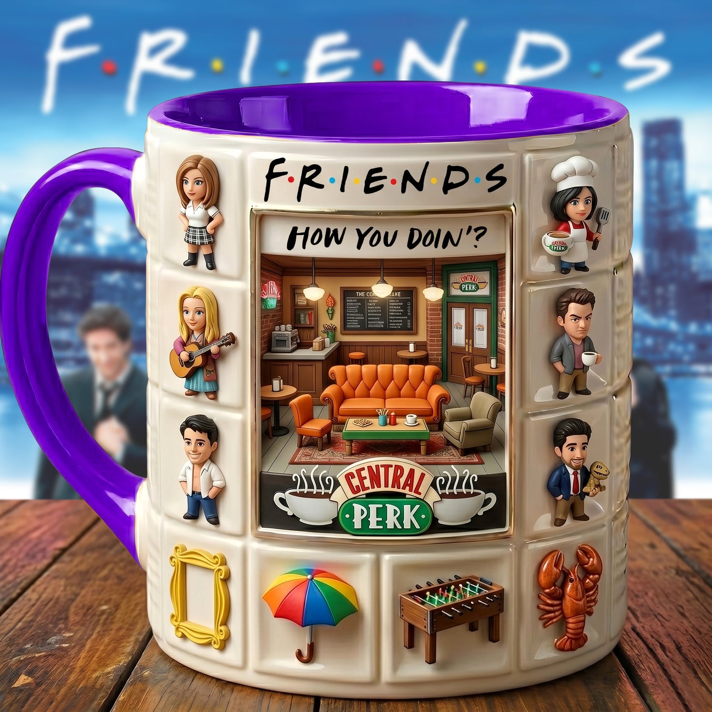 Retro Sitcom, Classic TV Show Inspired Mug