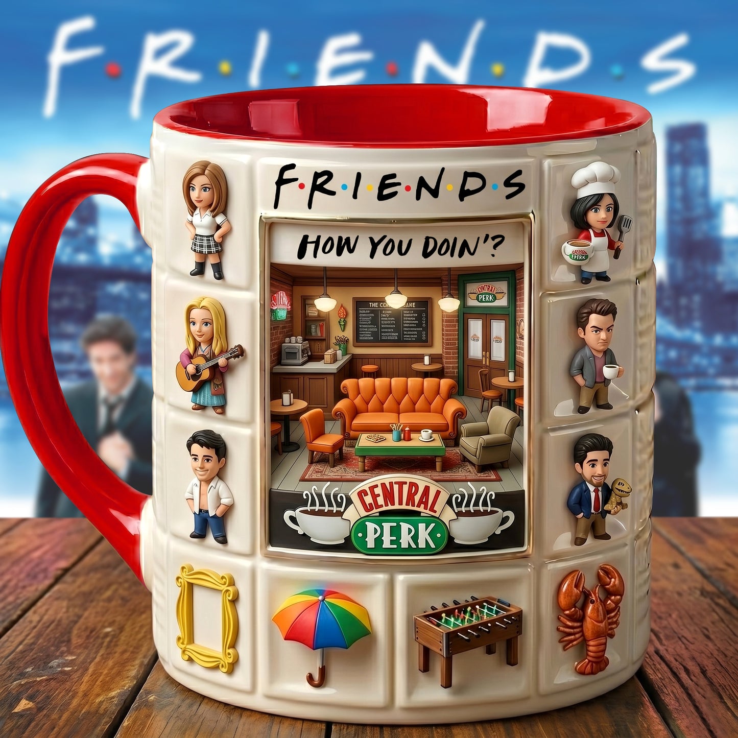 Retro Sitcom, Classic TV Show Inspired Mug