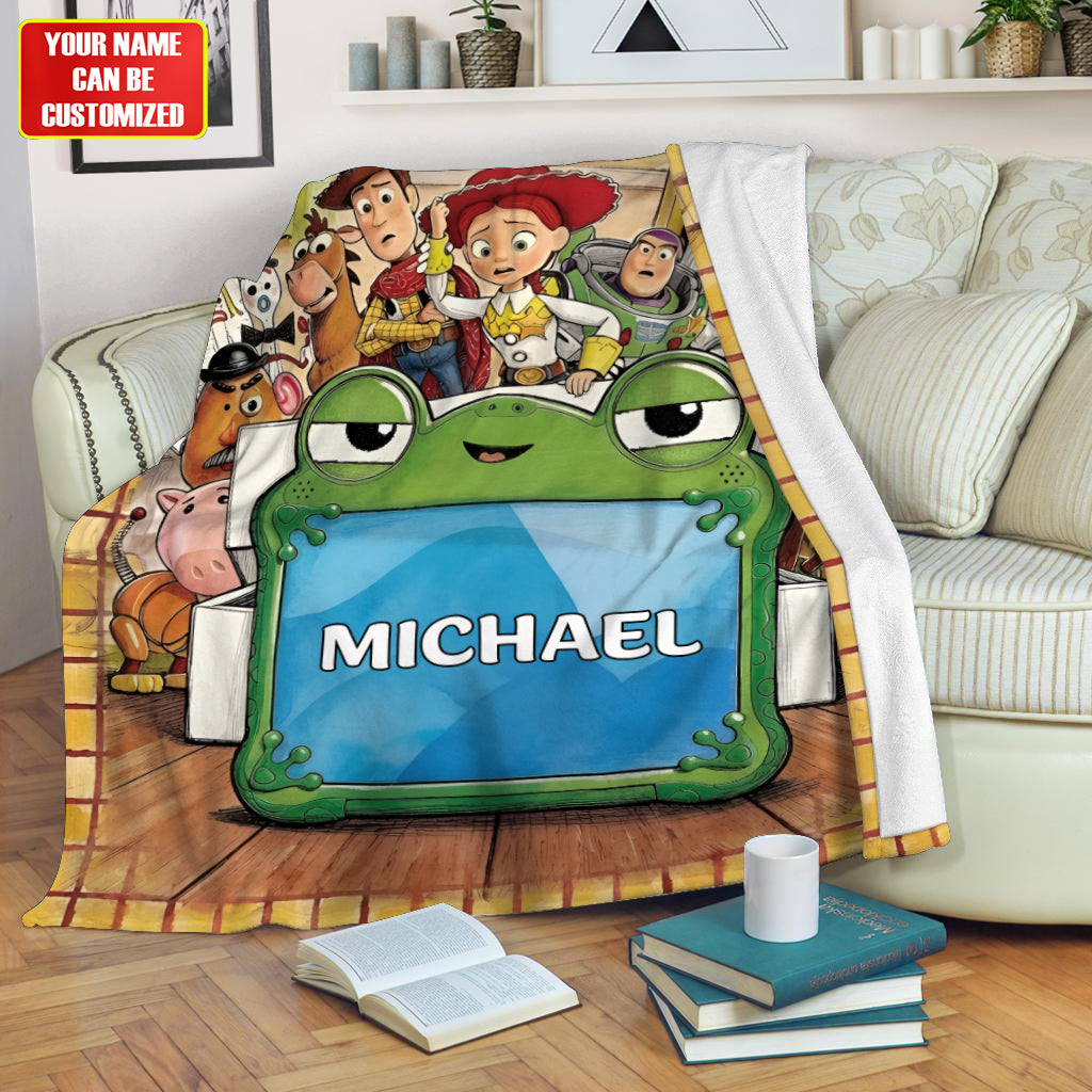 Playful Toy Friends - Personalized Movie For Kids Blanket