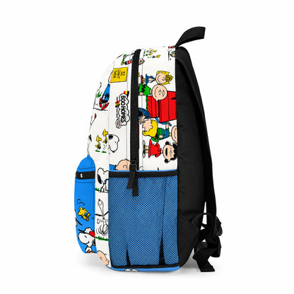 Cartoon Friends Backpack – Custom Name Cute School Bag
