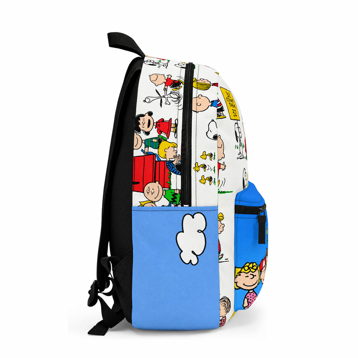 Cartoon Friends Backpack – Custom Name Cute School Bag