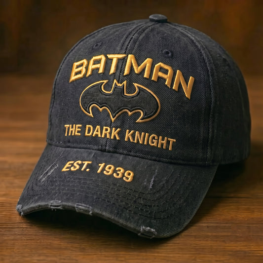 Dark Vigilante Vintage Cap – Retro Hero Baseball Hat