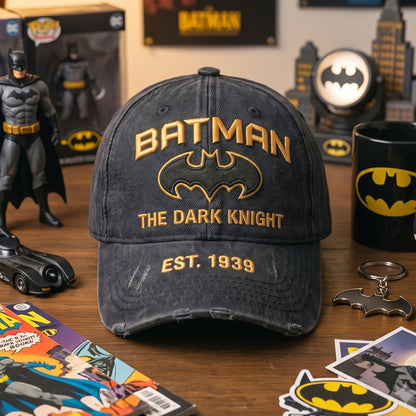 Dark Vigilante Vintage Cap – Retro Hero Baseball Hat