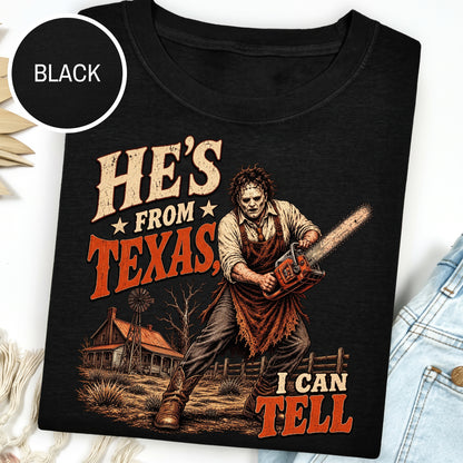 Texas Slasher Horror T-Shirt – Vintage Chainsaw Graphic Tee