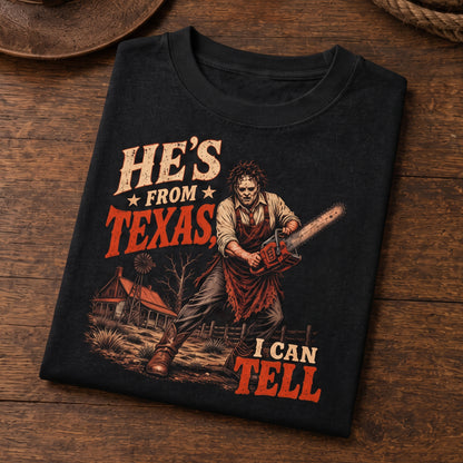 Texas Slasher Horror T-Shirt – Vintage Chainsaw Graphic Tee