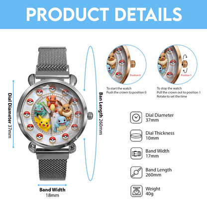 Fantasy Creature Adventure Watch – Colorful Cartoon Collector Gift