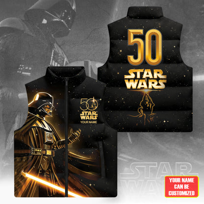 Dark Side – Personalized The Force Sleeveless Puffer Jacket