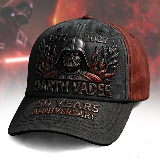 50th Anniversary Dark Helmet Villain - Personalized The Force Classic Cap