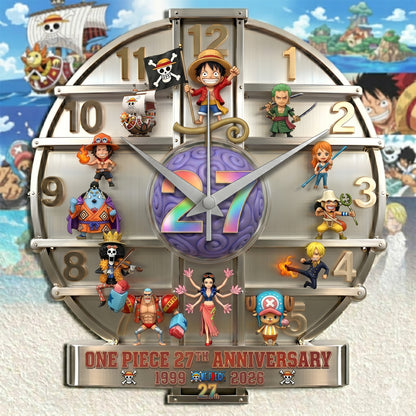 Personalized Pirate Adventure - 3D Visual Effect Acrylic Wall Clock