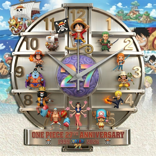 Personalized Pirate Adventure - 3D Visual Effect Acrylic Wall Clock