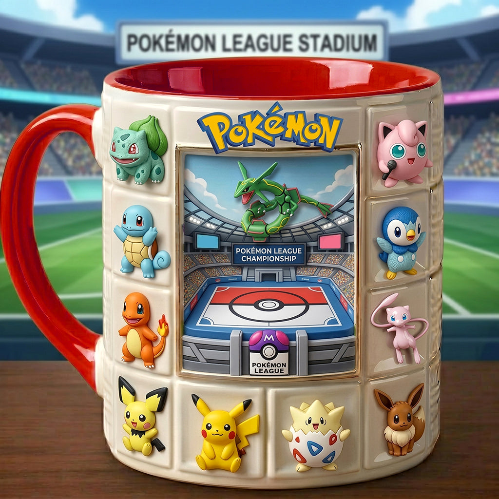 Pocket Creature - Personalized Monster Trainer Accent Mug