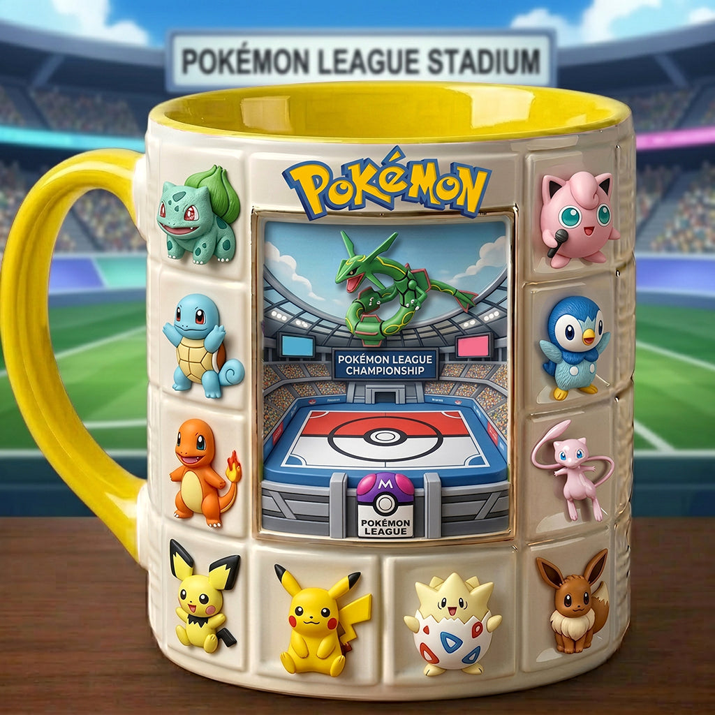 Pocket Creature - Personalized Monster Trainer Accent Mug