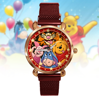 Golden Woodland Friendship Watch – Classic Storybook Friends Gifts For Fan