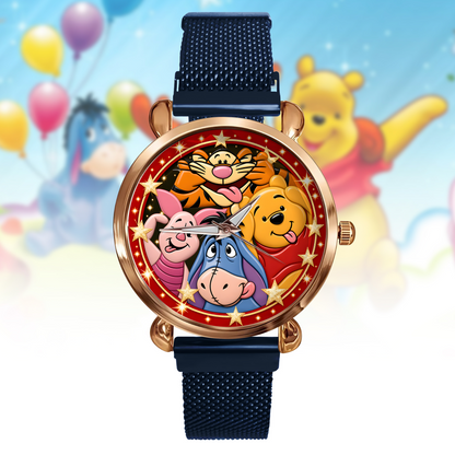 Golden Woodland Friendship Watch – Classic Storybook Friends Gifts For Fan
