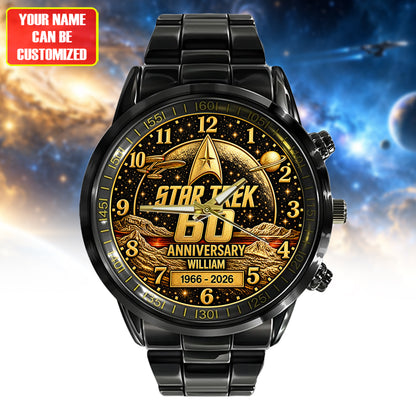 Cosmic Voyage 60th Anniversary – Personalized Retro Sci-Fi Watch