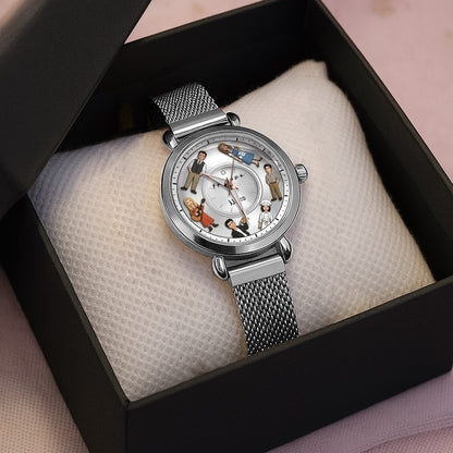 Classic Sitcom Central Perk - Personalized Christmas Film Women Hand Watch