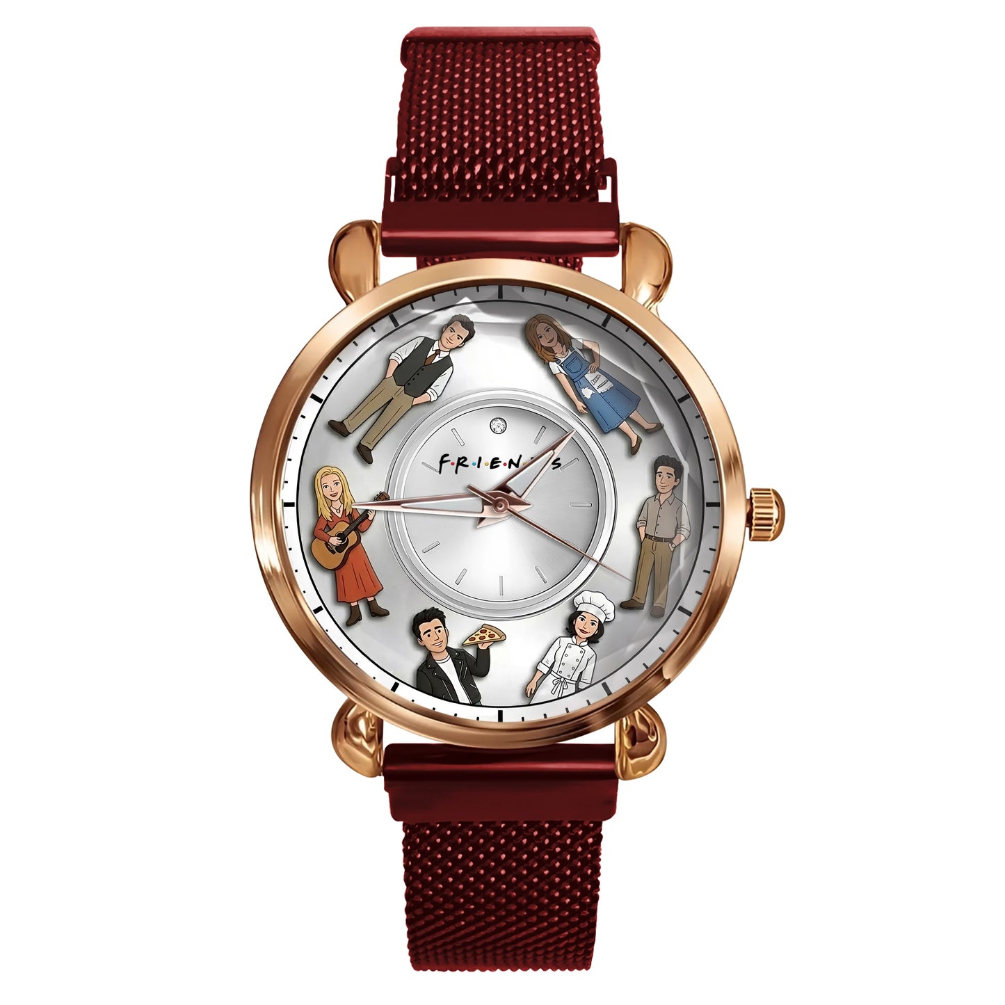 Classic Sitcom Central Perk - Personalized Christmas Film Women Hand Watch