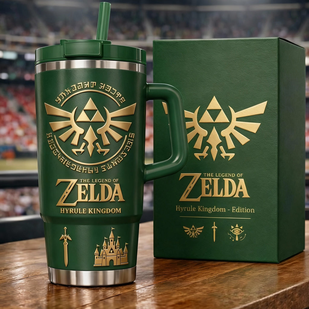 The Legend of the Triforce - The Hero's Legend Insulated Tumbler