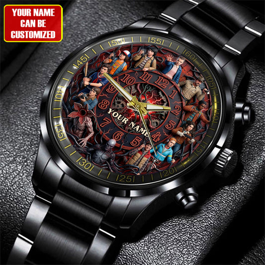 Upside World - Personalized Strange Movie Hand Watch