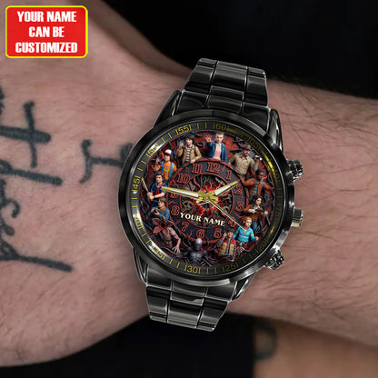 Upside World - Personalized Strange Movie Hand Watch