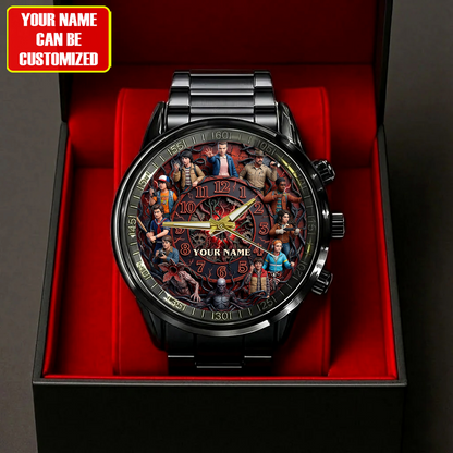 Upside World - Personalized Strange Movie Hand Watch