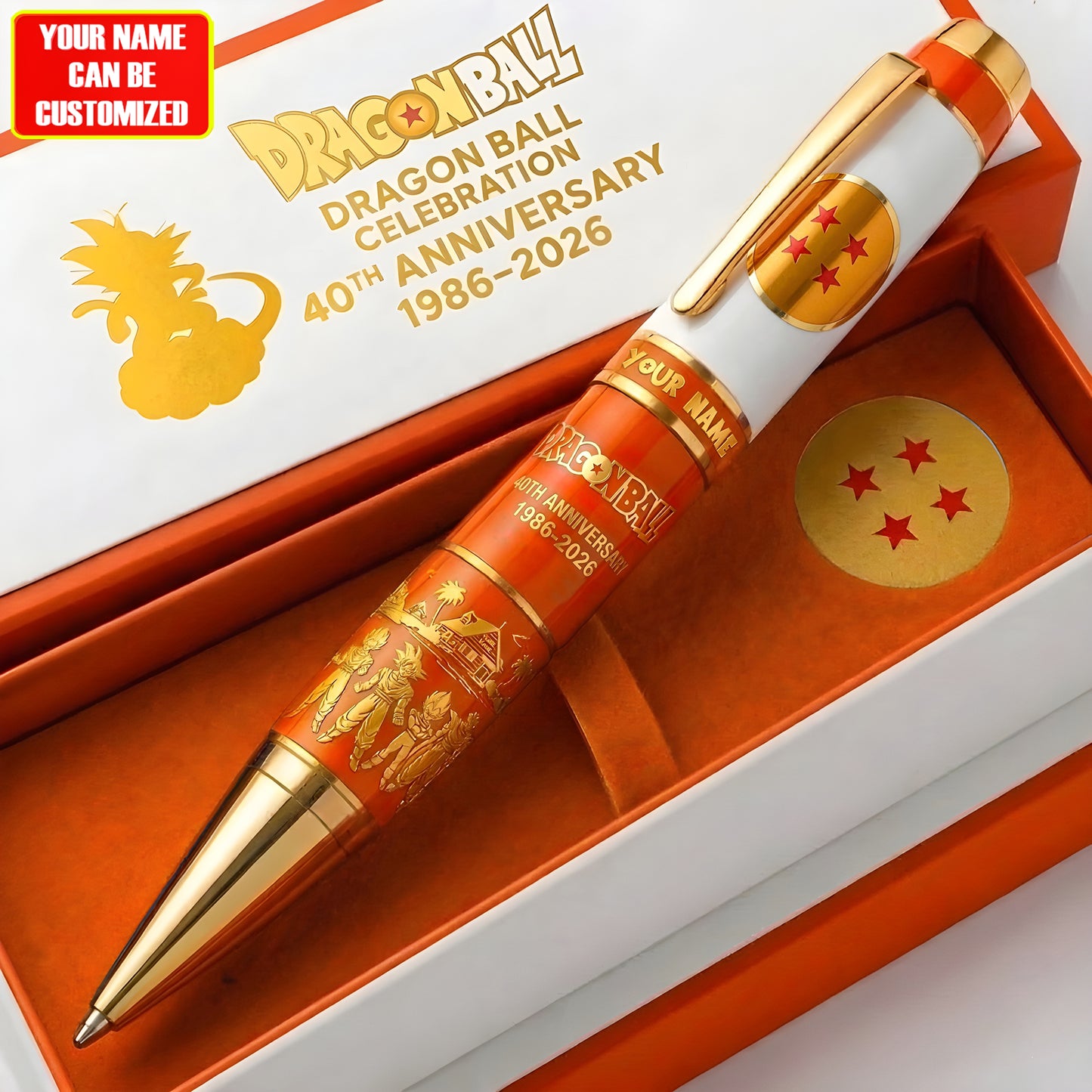Dragon Anime 40th Anniversary Pen – Z Fighter Inspired Personalized Gift Pen