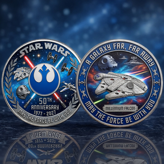Galaxy Space Saga 50th Anniversary Commemorative Coin – Limited Collector Edition