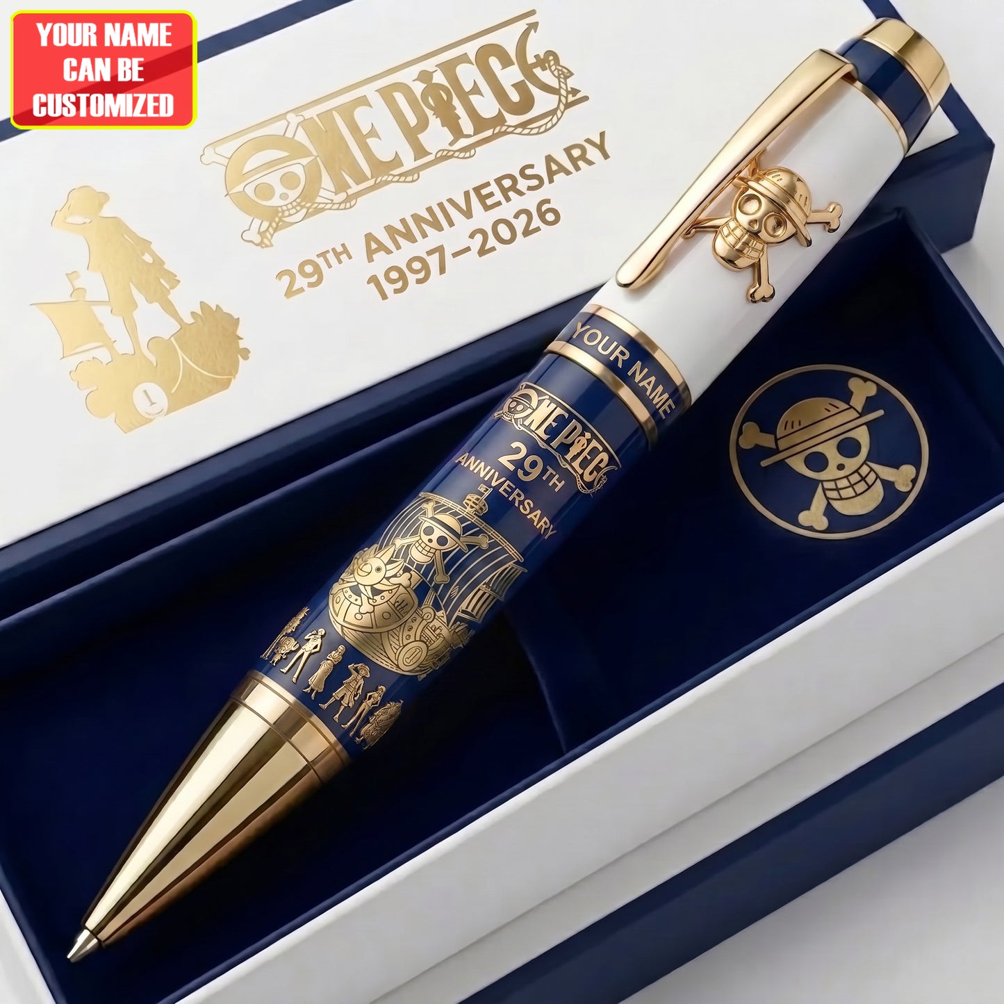 Anime Pirate - Personalized Straw Hat Pen