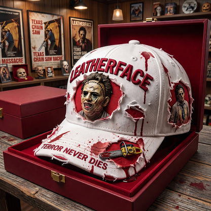 Classic Horror Icons Distressed Cap – Scary Movie Fan Gift