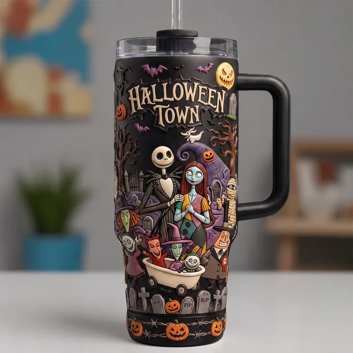 Spooky Halloween - Personalized Nightmare Insulated Tumbler