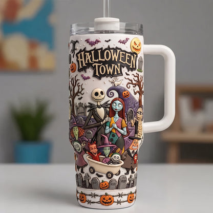 Spooky Halloween - Personalized Nightmare Insulated Tumbler