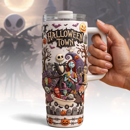Spooky Halloween - Personalized Nightmare Insulated Tumbler