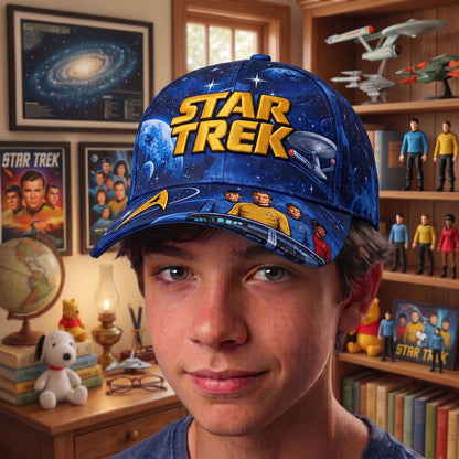 Cosmic Starship Crew Cap – Retro Space Explorer Hat