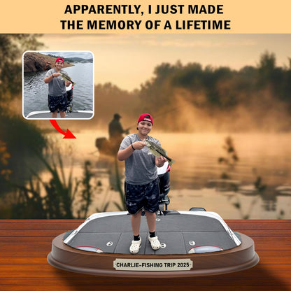 Custom Fishing, Trophy Moments Photo Style Acrylic Plaque