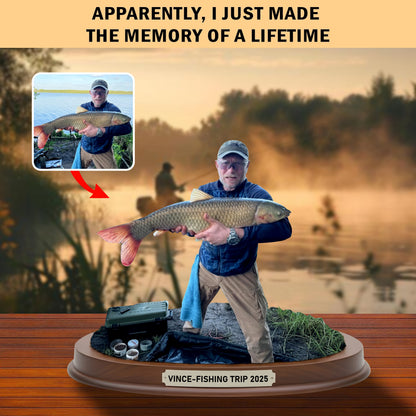 Custom Fishing, Trophy Moments Photo Style Acrylic Plaque