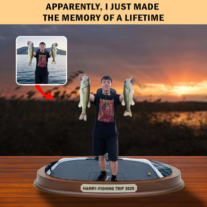 Custom Fishing, Trophy Moments Photo Style Acrylic Plaque