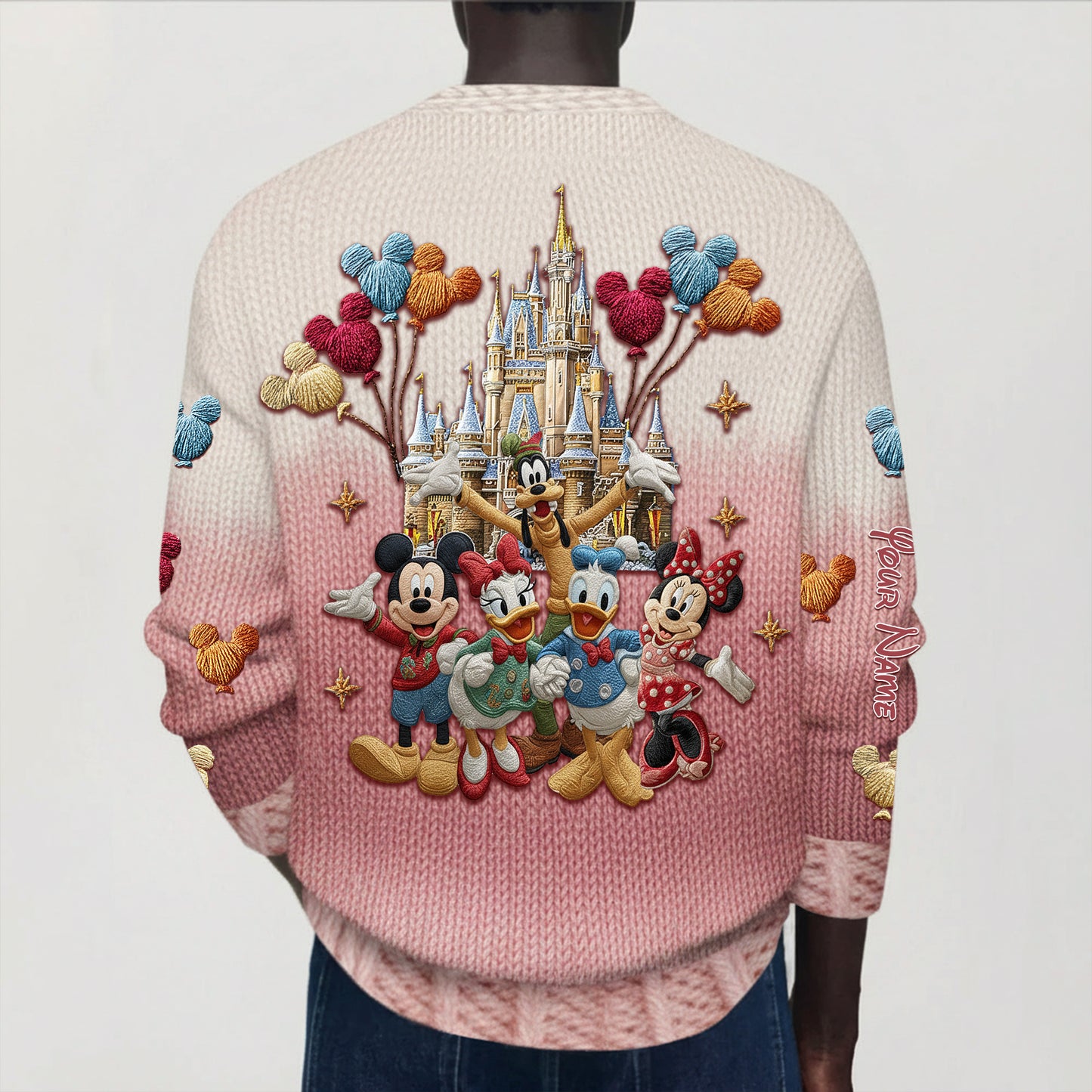 Magic Friends  - Personalized Mouse Cardigan Sweater