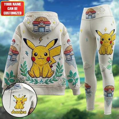 Electric Creature - Personalized Monster Trainer Hoodie and Leggings