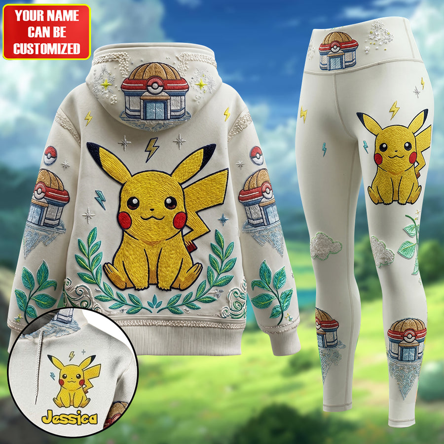 Electric Creature - Personalized Monster Trainer Hoodie and Leggings