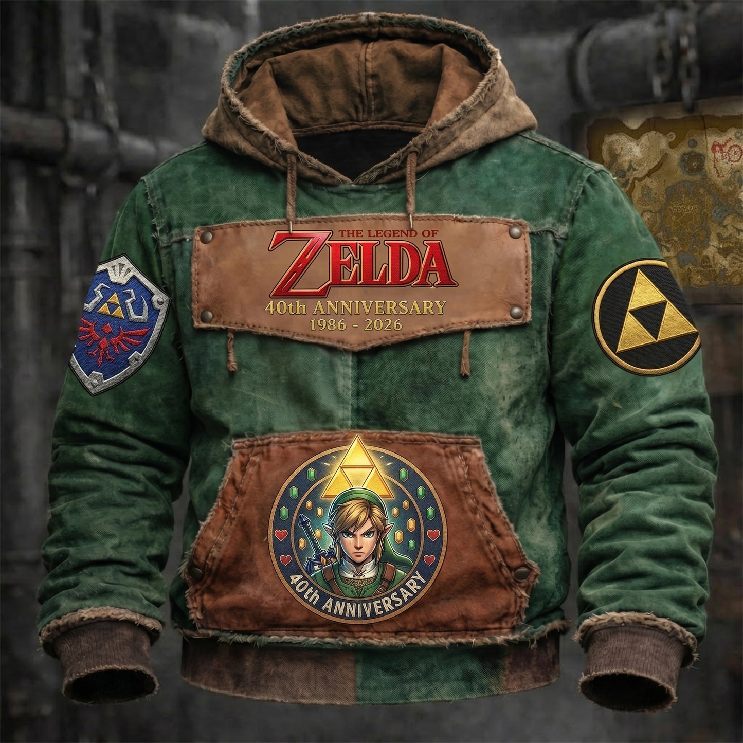 TLoZ 40th Anniversary - Personalized The Hero's Legend Hoodie