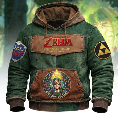 TLoZ 40th Anniversary - Personalized The Hero's Legend Hoodie